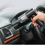 Aspirator auto Fara fir 2in1 120 W Lumina LED Negru