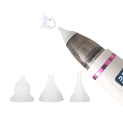 Aspirator cu DISPLAY Electric  Nazal pentru Bebelusi cu 5 Viteze Alb