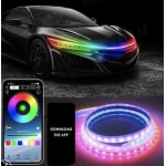 Banda decorativa Led Q D304 RGB pentru masina lungime 1, 8m 12V cu aplicatie