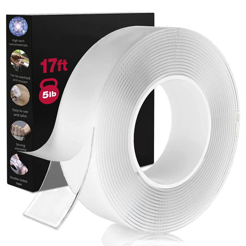 Banda Ivy Grip 3M din SILICON transparent dublu adeziva incolora LL