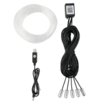 Banda led auto fibra optica cu bluetooth