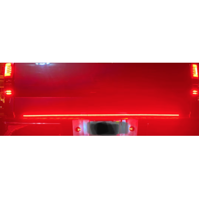 Banda LED autoadeziva rosu galben alb Iluminare 1.5M 12V pentru masina