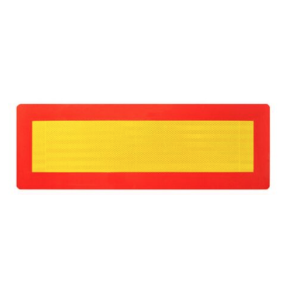 Banda/placa reflectorizanta camioane dreptunghiulara 56 cm Latime x 20cm inaltime