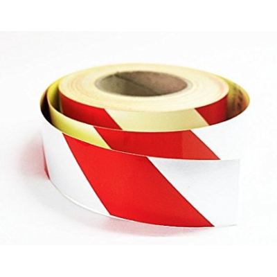 Banda Reflectorizanta Alb Rosu Auto MY-RA 50m Omologata