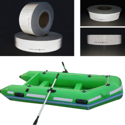 Banda reflectorizanta alba tip fagure 50 x 5 cm OMOLOGATA