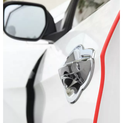 Banda ROSIE de protectie auto pentru usi din cauciuc  5M