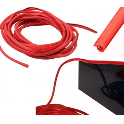 Banda ROSIE de protectie auto pentru usi din cauciuc  5M