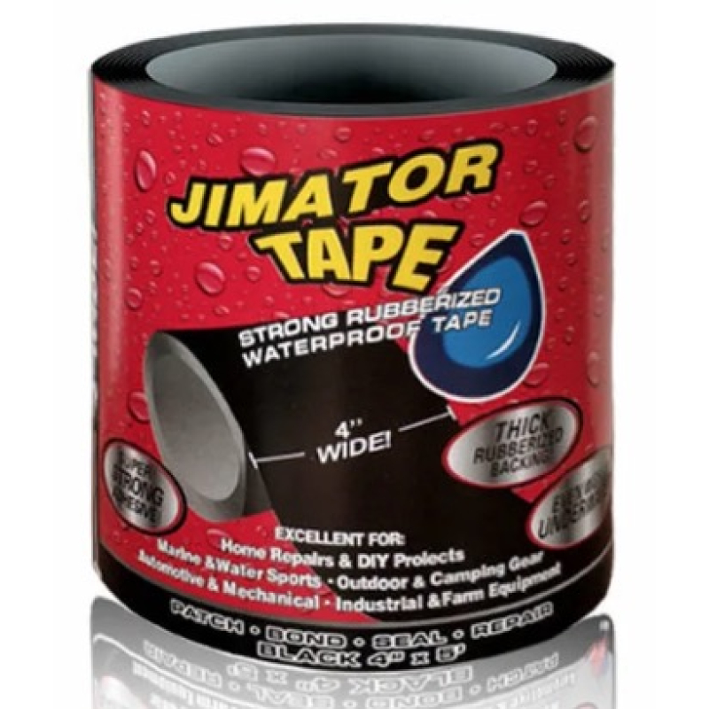 Banda Super Adeziva Reparatoare JIMATOR TAPE 4" x 5' Neagra