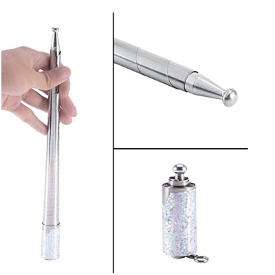 Baston Extensibil Automat cu Siguranta Metalic 150 cm Deschis 6 cm Inchis