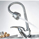 Baterie bucatarie ITALOMIX Pipa flexibila, Perlator 2 functii Crom