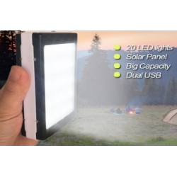 Baterie externa 2.000 mah cu panou solar