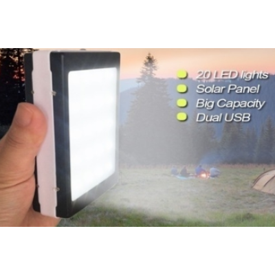 Baterie externa 2.000 mah cu panou solar XL