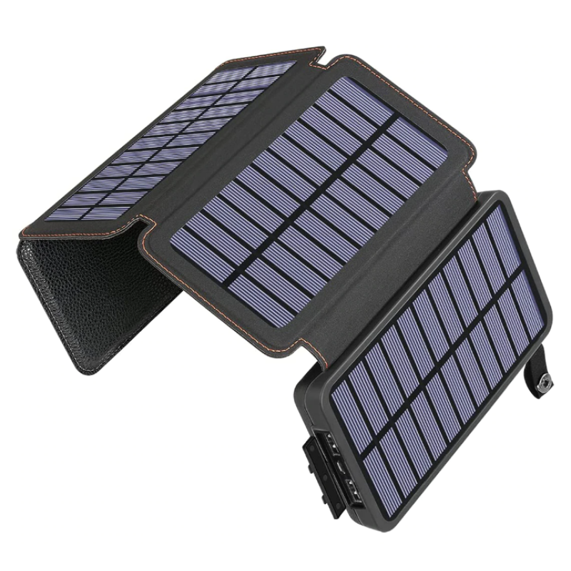 Baterie Externa Solara Power Bank 20 000 mAh 4 Panouri