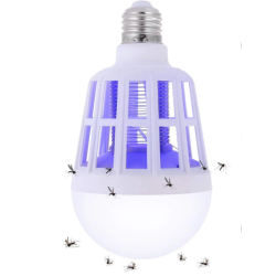 Bec cu Lampa UV Impotriva Insectelor Lumina Alba 12W