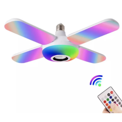 UB Bec LED 4 elice RGB boxa incorporata bluetooth telecomanda