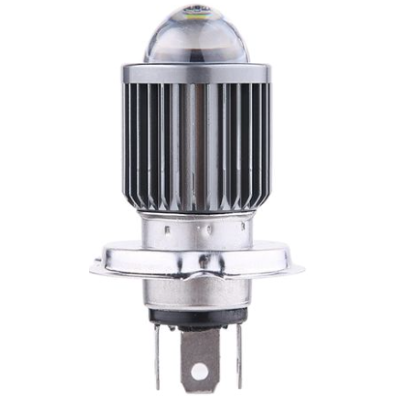 Bec LED H4 MOTO cu RADIATOR si doua faze 5730 led SMD putere 140W temperatura 6000K 12000 lumeni