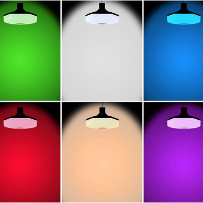 Bec smart XY 730 cu difuzor telecomanda conectare Bluetooth 12 culori LED