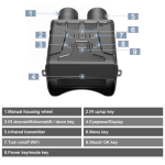 Binoclu Profesional Q NV01 cu vedere Nocturna rezolutie HD 1080P