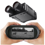 Binoclu profesional QNV01 cu vedere nocturna IR HD negru