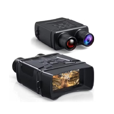 Binoclu profesional QNV01 cu vedere nocturna IR HD negru