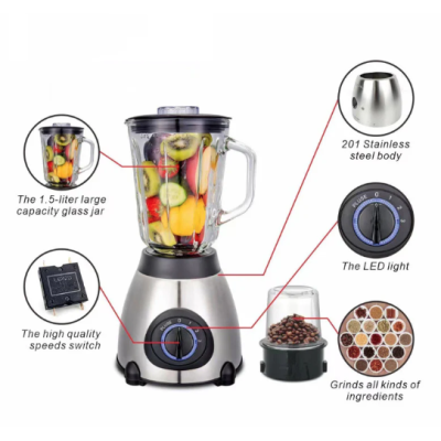 Blender multifunctional Andowl Q FR60 putere 1000W 2in1 3 Viteze