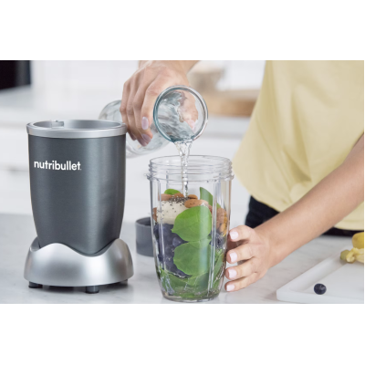 Blender si Storcator Nutribullet 600 W cu 1 viteza cupa inalta 0.7l Gri
