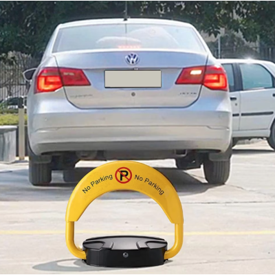 Blocator loc parcare automat Galben/Negru