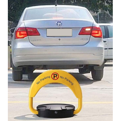 Blocator Parcare Automat Functionare pe Baterii Control de la Distanta galben