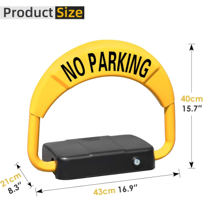 Blocator parcare automat tip bariera rabatabil functie anti furt cu alarma control de la distanta cu cheie si telecomanda Inclusa