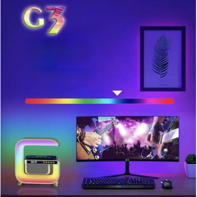 Boxa Bluetooth 3 in 1 XM G3 cu lumina LED si incarcator fara fir iluminare RGB