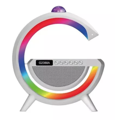 Boxa Bluetooth G2388A cu incarcare wireless lumina RGB si proiectie pe tavan