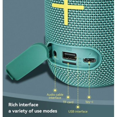 Boxa Bluetooth LED RGB KP 558 reincarcabila MP3 radio USB
