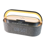 Boxa Bluetooth MD S305 cu lumina LED incarcator wireless si ceas