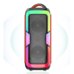 Boxa bluetooth portabila JQS4407 de 4x2 inch putere 50W cu microfon