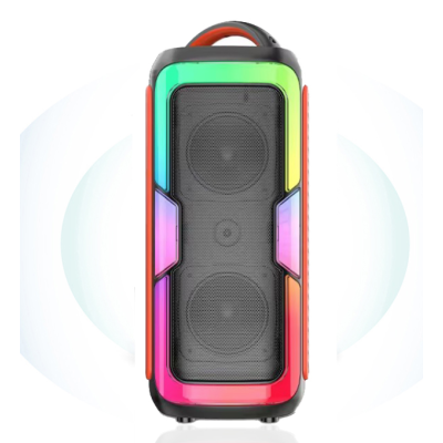 Boxa bluetooth portabila JQS4407 de 4x2 inch putere 50W cu microfon