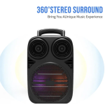 Boxa bluetooth ZQS 6162 portabila cu LED RGB si maner transport