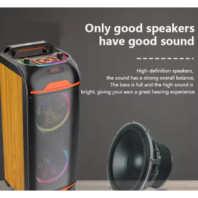 UB Boxa bluetooth ZQS 8248 portabila cu 2 microfoane si telecomanda