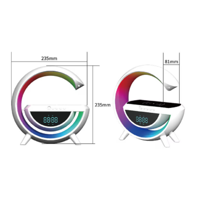 Boxa Ceas Super LED ZQS 1222 Lumina veghe BT FM Bluetooth 12 W 1500 Mah