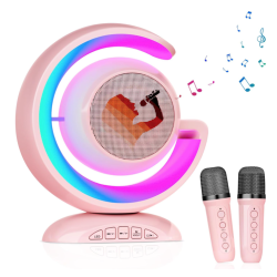 Boxa karaoke cu 2 microfoane wireless Bluetooth USB MI