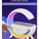 Boxa Multifunctionala G500 3 in 1 lampa LED RGB smart bluetooth Incarcator telefon wireless