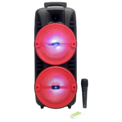 Boxa Portabila 8" KTS-1745 RGB cu Microfon si Telecomanda