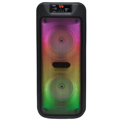 Boxa portabila Bluetooth 60 cm GTS 1703 de 35W Muzicali Radio FM USB/TF/TWS Leduri Disco Microfon Inclus