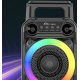 Boxa portabila bluetooth ZQS 6166 cu led RGB si maner transport