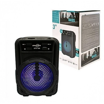 Boxa portabila cu bluetooth GTS 1346 de 3 inch cu led
