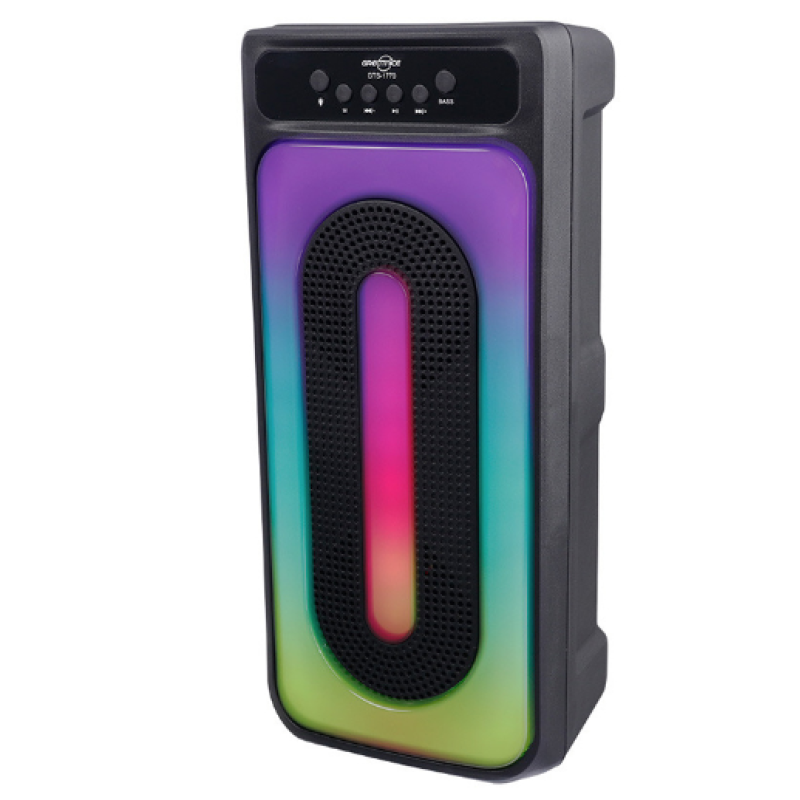 Boxa portabila cu bluetooth GTS 1770 led RGB 4 inch