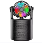 Boxa portabila cu bluetooth ZQS1440 si mini ventilator