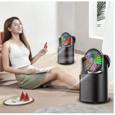 Boxa portabila cu bluetooth ZQS1440 si mini ventilator