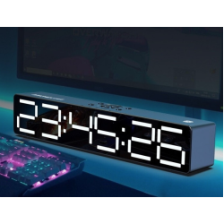 Boxa Portabila cu Ceas Alarma SD Bluetooth Andowl QYXB133