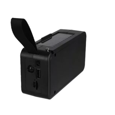 Boxa portabila cu incarcare Solara HF F6 conexiune bluetooth radio FM player mp3 USB/TF