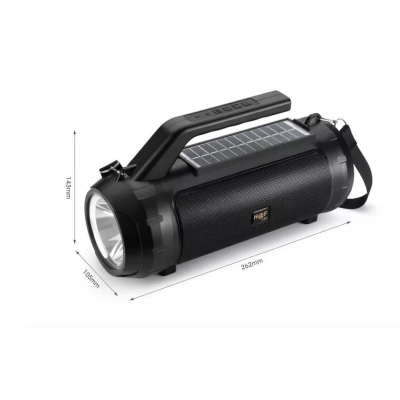 Boxa Portabila Cu Incarcare Solara HF U39 Bluetooth USB Radio Hands-Free